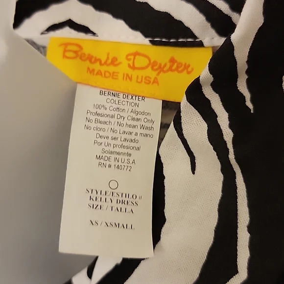 Bernie Dexter | Kelly Dress In Zebra Print - Picture 7 of 9